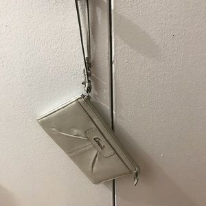 Coach cream wallet/wristlet